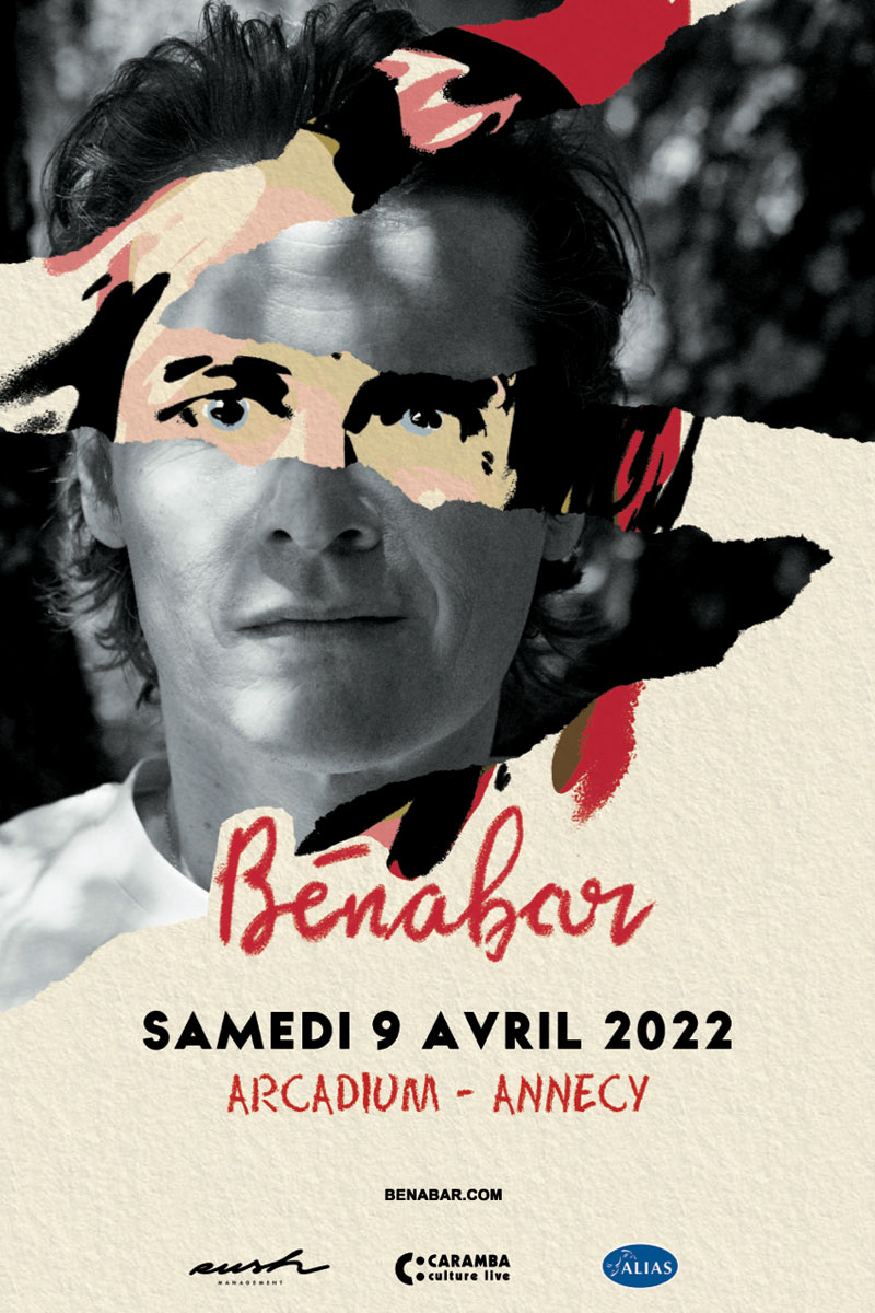 BÉNABAR 
 Annecy 
 samedi, 09 avril 2022