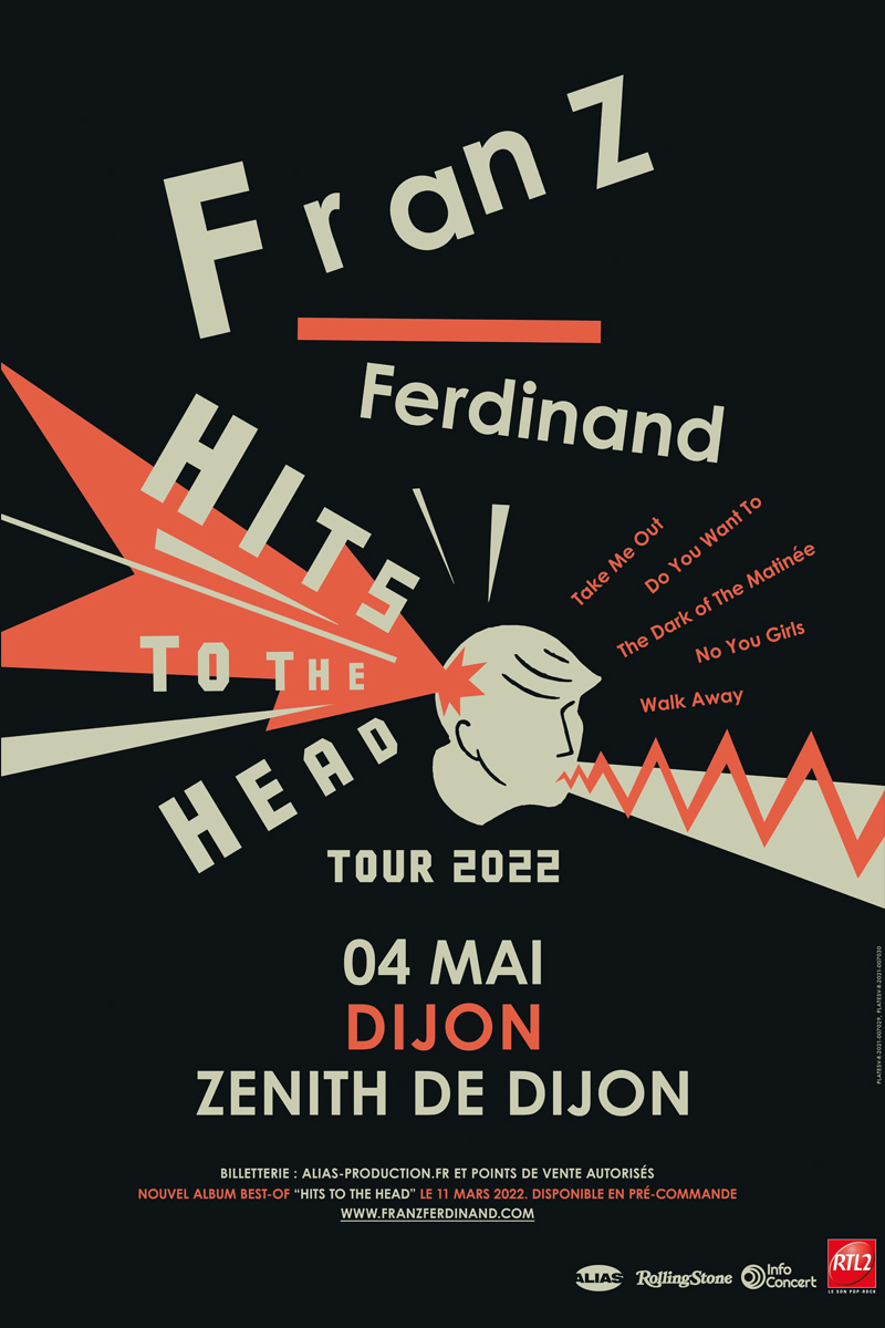 FRANZ FERDINAND 
 Dijon 
 mercredi, 04 mai 2022